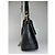 Vintage Courreges 2-Wege geriffelter Lederhandtasche schwarz - Ansicht 7