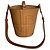 Autre Marque PATOU Borsa a Secchiello JP PM Pelle Camel Cammello