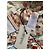 Ba&Sh GARANCE langer Rock Ecru Blumenprint Mehrfarben Roh - Ansicht 11