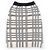 Falda de punto mezcla de cachemira Louis Vuitton Negro Blanco - vista 2
