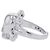 Christian Dior 18K Weißgold Tete de Mort Skull Ring - Ansicht 2