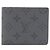 Portafoglio Slender Bill Monogram Eclipse Reverse di Louis Vuitton Grigio