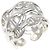 Ring Bague Chaine d'Ancre Enchainée Hermès en Argent 925
