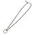Collana a catena Ouroboros in oro 18K Gucci Argento D'oro - vista 3