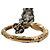 Collana a catena Ouroboros in oro 18K Gucci Argento D'oro - vista 9