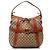Borsa a tracolla GG in tela beige medio Gucci