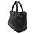 Chanel Schwarze mittlere gesteppte Nylon wendbare Coco Cocoon Tote - Ansicht 2