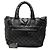 Chanel Schwarze mittlere gesteppte Nylon wendbare Coco Cocoon Tote - Ansicht 8