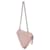 Pochete Triangular de Cetim e Couro com Cristais Rosa da Prada - vista 2