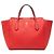 Borsa a mano mini in pelle rossa Gucci