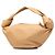 Borsa Mini Double Knot in Pelle Marrone di Bottega Veneta Caramello - vista 2