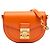 MCM Mini Patricia em couro laranja conversível em crossbody