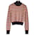 Suéter de punto a rayas Chanel Negro Rosa Blanco Amarillo  - vista 1