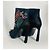 Roger Vivier Lederstiefeletten mit Blumenmuster schwarz Mehrfarben - Ansicht 3