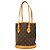 Borsa Tote Bucket PM Monogram Louis Vuitton Marrone