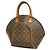 Bolsa de mão Ellipse MM Monograma Louis Vuitton Marrom