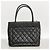 Timeless Bolsa tote de couro de bezerro texturizado preto Chanel - vista 9