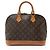Louis Vuitton Vintage Monogramm Canvas Alma PM Handtasche Braun