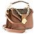 Borsa a spalla bifacciale in tela Monogram e pelle di vitello Louis Vuitton Marrone - vista 2