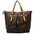 Louis Vuitton Palermo Monogram Tote Bag Braun