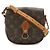 Borsa a spalla mini Monogram Louis Vuitton Marrone
