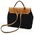 Sac 2 en 1 Herbag PM en toile d'Hermès Noir - vue 2