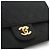 Chanel Matelassé Coco Mark Schultertasche mit Kette Schwarz - Ansicht 8