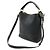 Borsa in pelle Loewe Anagram T Bucket Small Nero - vista 2