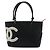Große Tote Bag Chanel Cambon Line Coco Mark Schwarz