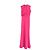 Vestido Halter con Cuello de Joyas Alexander McQueen Rosa