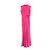 Vestido Halter con Cuello de Joyas Alexander McQueen Rosa - vista 2