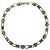 Collana choker in catena con zip argentata Balenciaga 21SS Argento