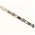 Collana choker in catena con zip argentata Balenciaga 21SS Argento - vista 3
