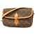Borsa a Spalla Gibeciere PM Monogramma Louis Vuitton Marrone