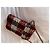 Borsa a tracolla in tweed Chanel Nero Bianco Rosso D'oro - vista 12