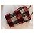 Borsa a tracolla in tweed Chanel Nero Bianco Rosso D'oro - vista 3