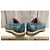 Autre Marque Scarpe Derby Botti Uomo in Pelle Intrecciata Blu Verde - vista 4