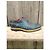 Autre Marque Scarpe Derby Botti Uomo in Pelle Intrecciata Blu Verde - vista 8