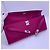 Hermès Pelle swift rosa chiaro Kelly Viola scuro - vista 2