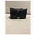Chanel Boy Flap Borsa a spalla in pelle di agnello trapuntata argento Nero - vista 2