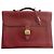 Sac à dépêches Hermès Sac à dépeches HERMES, état neuf, 1 soufflet, 2 compartiments intérieur Bordeaux