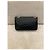 Chanel 2.55 Borsa a tracolla in pelle nera trapuntata con finiture dorate Nero - vista 3
