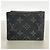 Slender Louis Vuitton Monogram Eclipse Bi-Fold Wallet Black - view 8