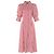 Autre Marque Maggie Marilyn Seiden Hemdkleid gestreift rot weiß