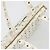 Borsa Tote Vicetos Logogram MCM in PVC Bianco e Oro Auth YKZ1154 D'oro - vista 6