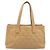 CHANEL Borsa a Mano Wild Stitch Pelle Beige Oro CC Auth AMZ064 D'oro - vista 13