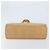 CHANEL Borsa a Mano Wild Stitch Pelle Beige Oro CC Auth AMZ064 D'oro - vista 5