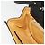 Céline Borsa a Spalla Horsebit in Pelle Nera e Oro Auth INZ069 Nero D'oro - vista 22