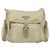 Borsa a Spalla PRADA Nylon Avorio Argento Autentica 174381 Crudo - vista 13