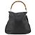 Borsa a Spalla in Pelle Gucci Bamboo 2way Nera Oro 001 0166 1577 Auth YKZ947 Nero D'oro - vista 2